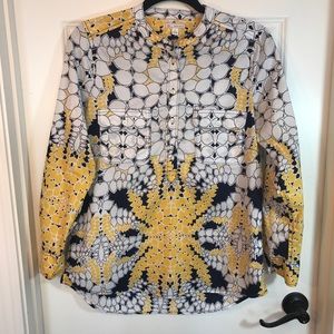 GAP Henley Tunic Shirt Long Sleeves sz Small